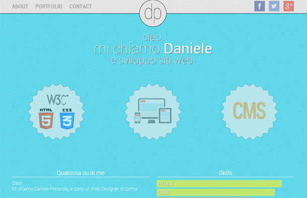 Daniele Petrarolo - Web Designer